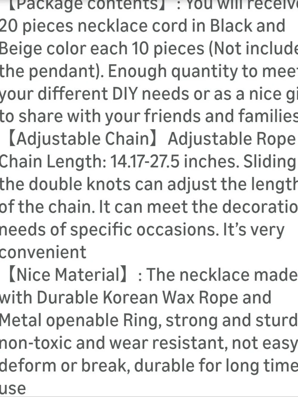 Toothless Adjustable Rope Necklace - Picture 7 of 7
